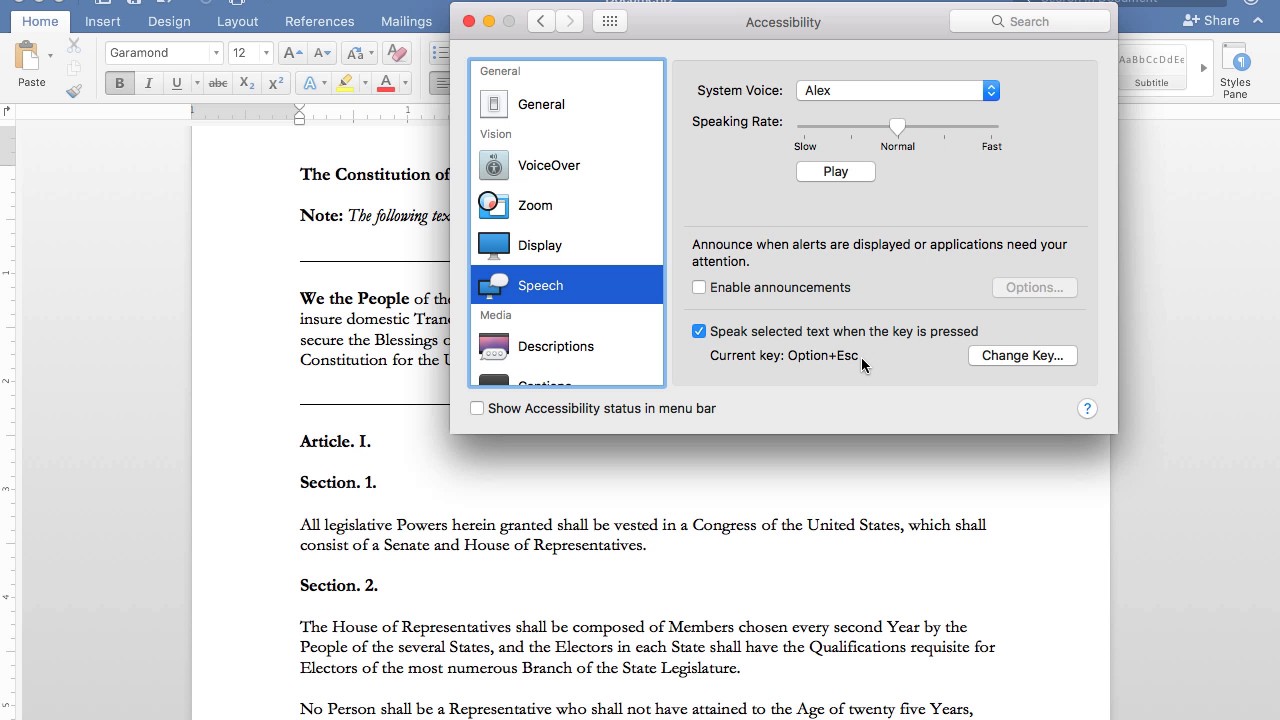speech to text in word mac